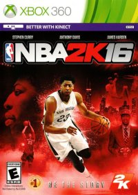 NBA 2K16 PAL Xbox 360 PAL box art